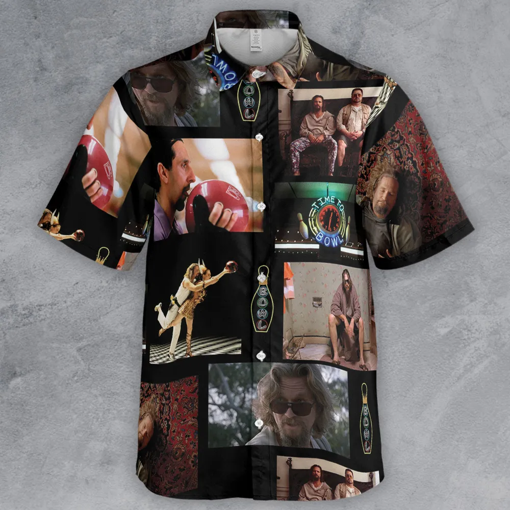The Big Lebowski Famous Scenes Button Down Shirt - 2