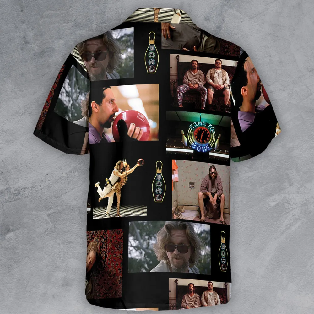 The Big Lebowski Famous Scenes Button Down Shirt - 3