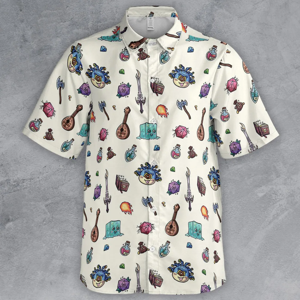 RPG Classics Pack DnD Button Down Shirt - 2