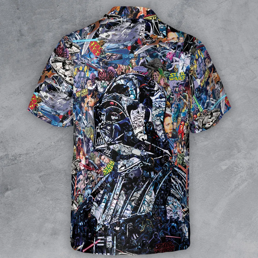 Star Wars Darth Vader All in One Button Down Shirt - 3