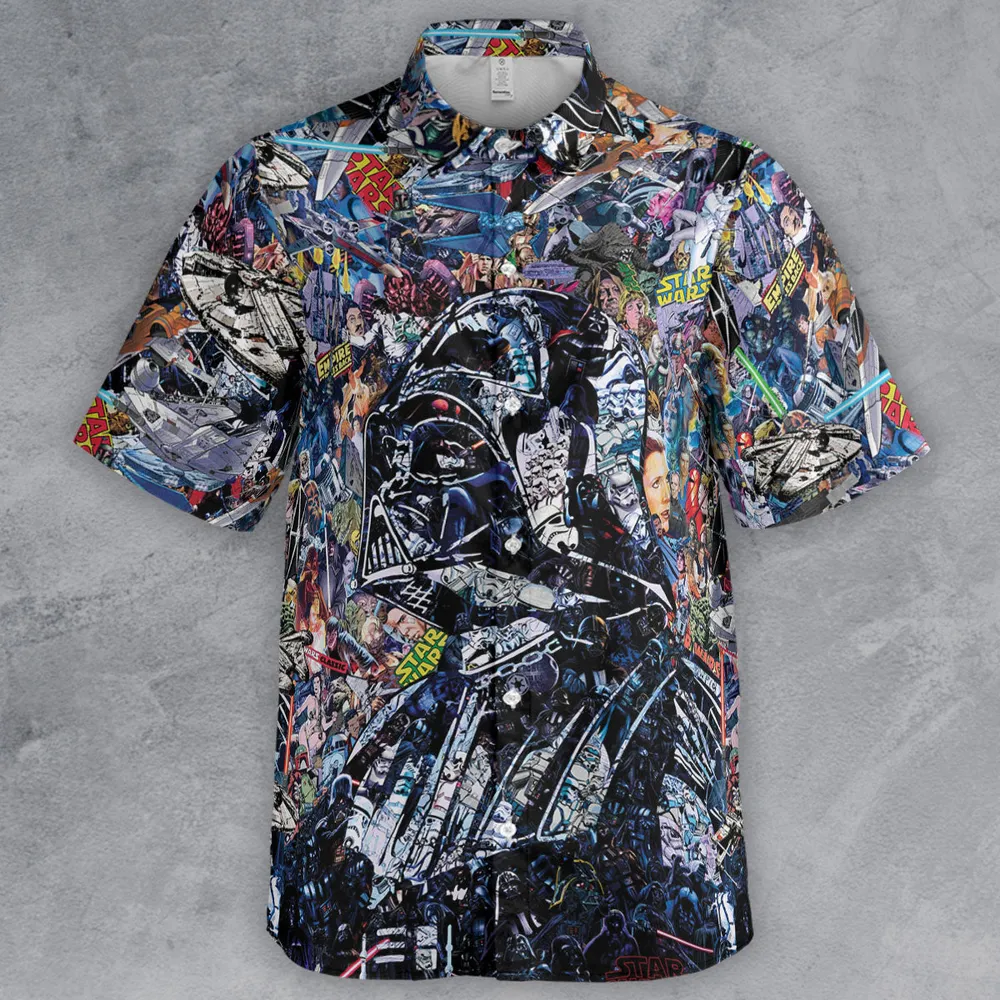 Star Wars Darth Vader All in One Button Down Shirt - 2