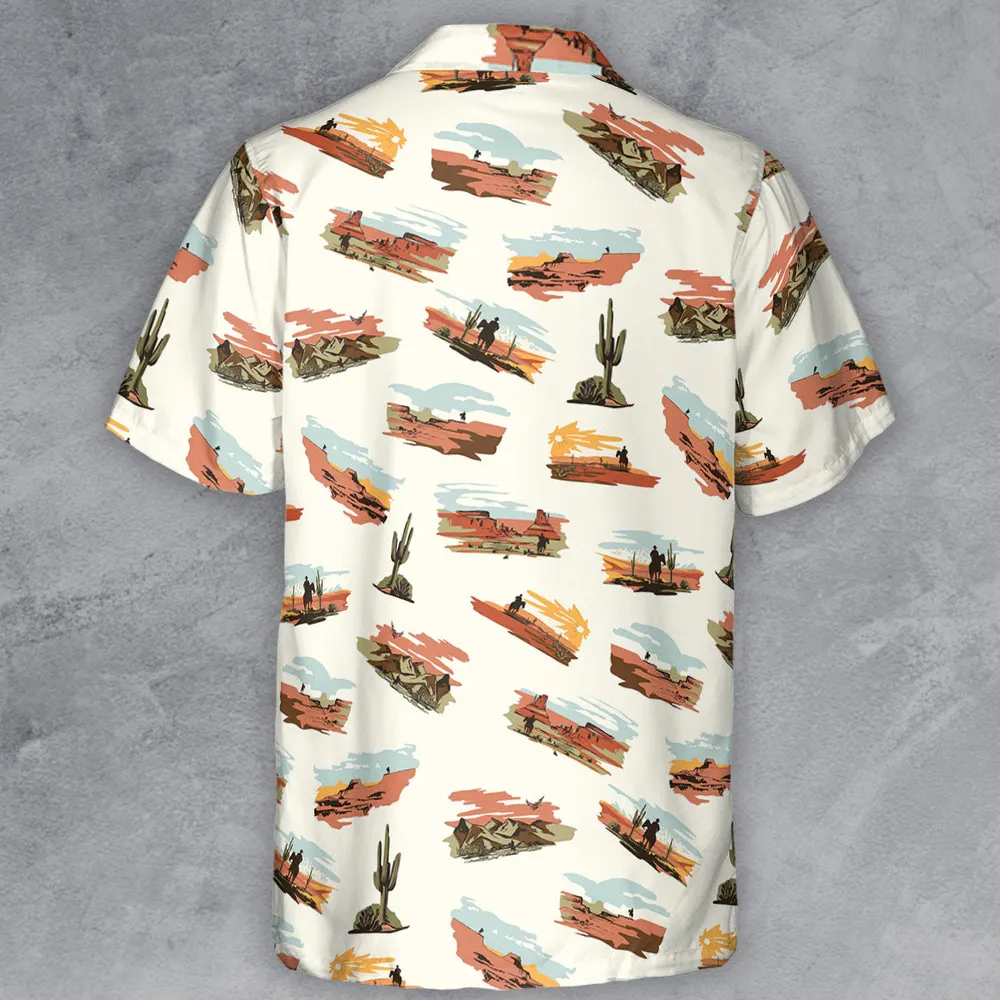 Wild West John Wayne Button Down Shirt - 3