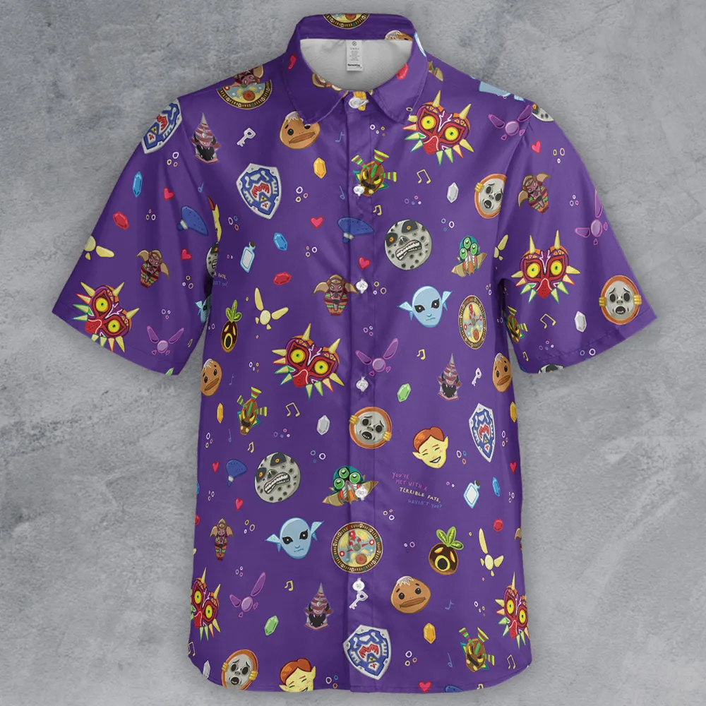 The Final Days The Legend of Zelda Button Down Shirt - 2