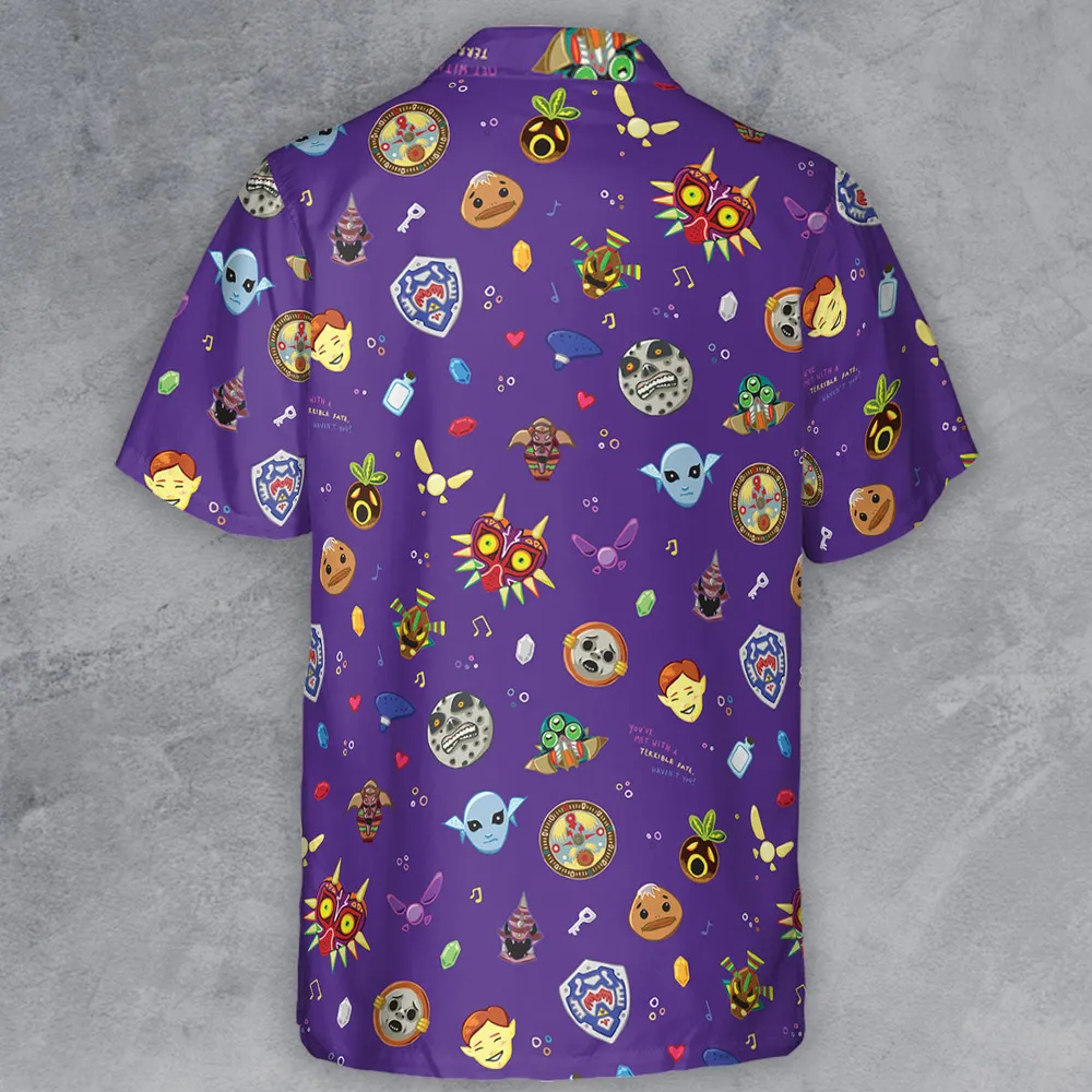 The Final Days The Legend of Zelda Button Down Shirt - 3