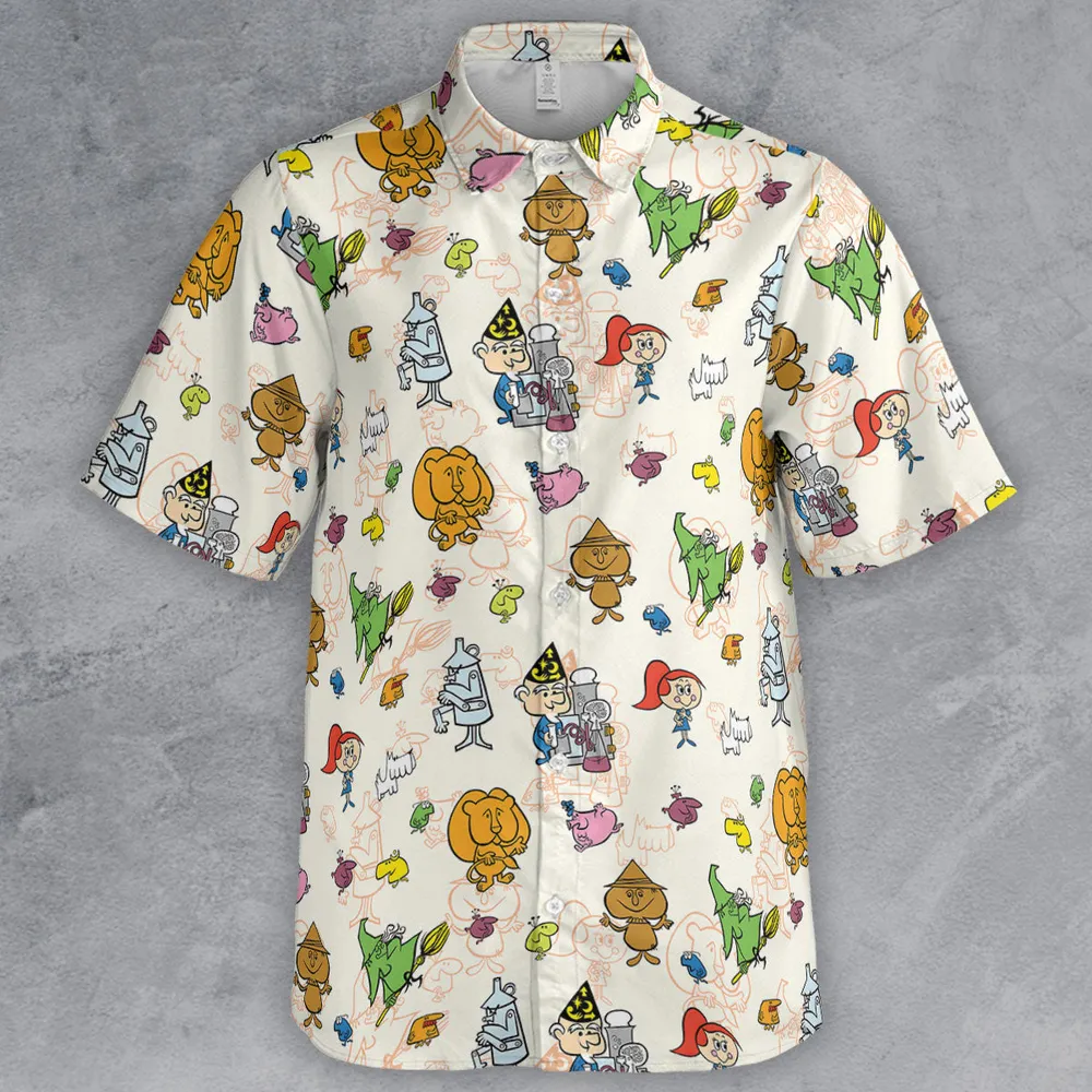 Chibi Tales Of The Wizard Of Oz Button Down Shirt - 2