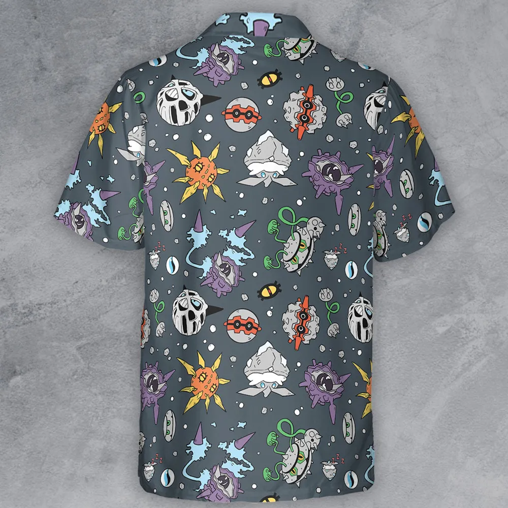 Rock Type Pokemon Button Down Shirt - 3