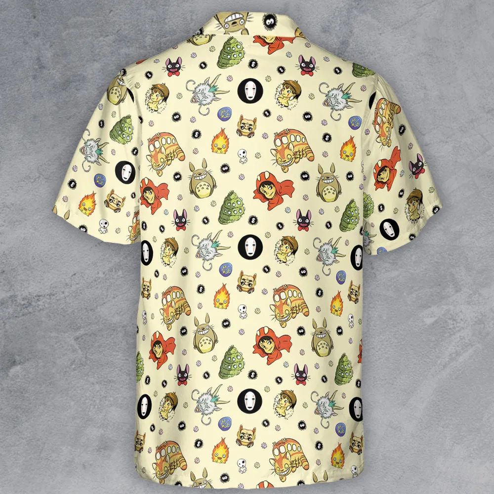 Ghiblipalooza Ghibli Themed Button Down Shirt - 3
