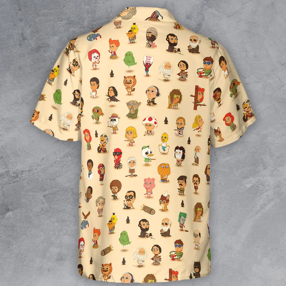 Mini Famous Characters Button Down Shirt - 3