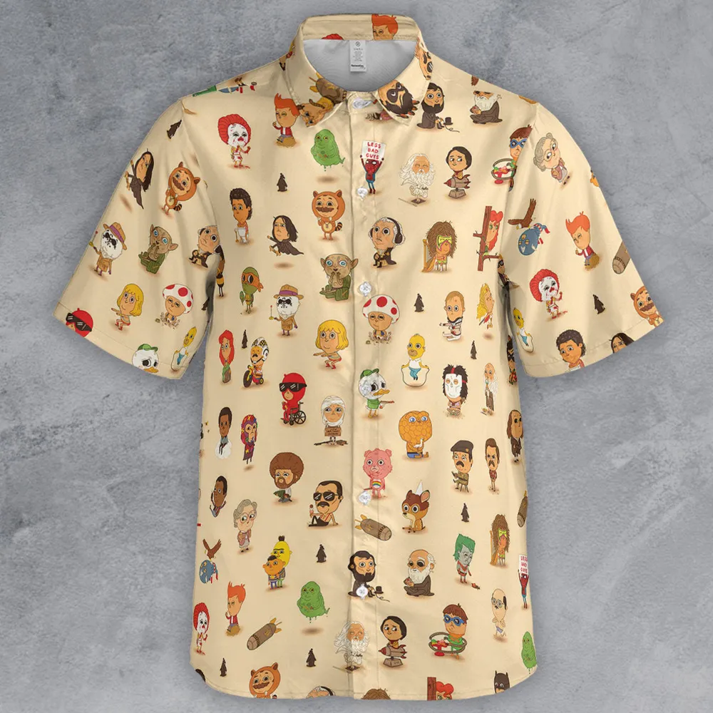 Mini Famous Characters Button Down Shirt - 2