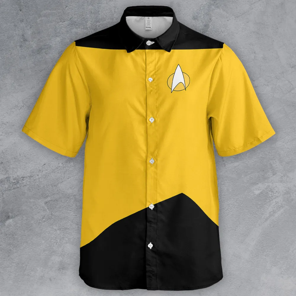 The Next Generation Star Trek Button Down Shirt - 2