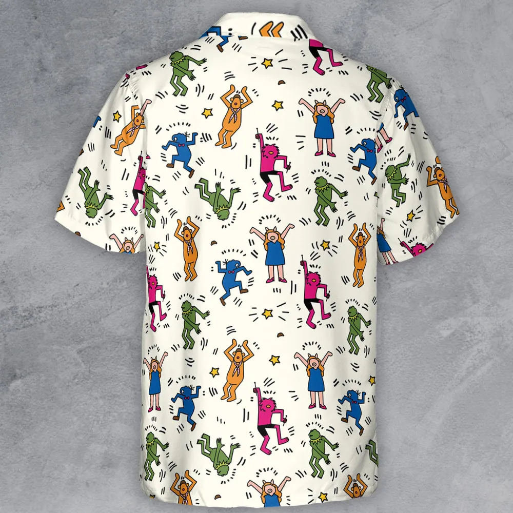 Dancing Muppets The Muppets Characters Button Down Shirt - 3