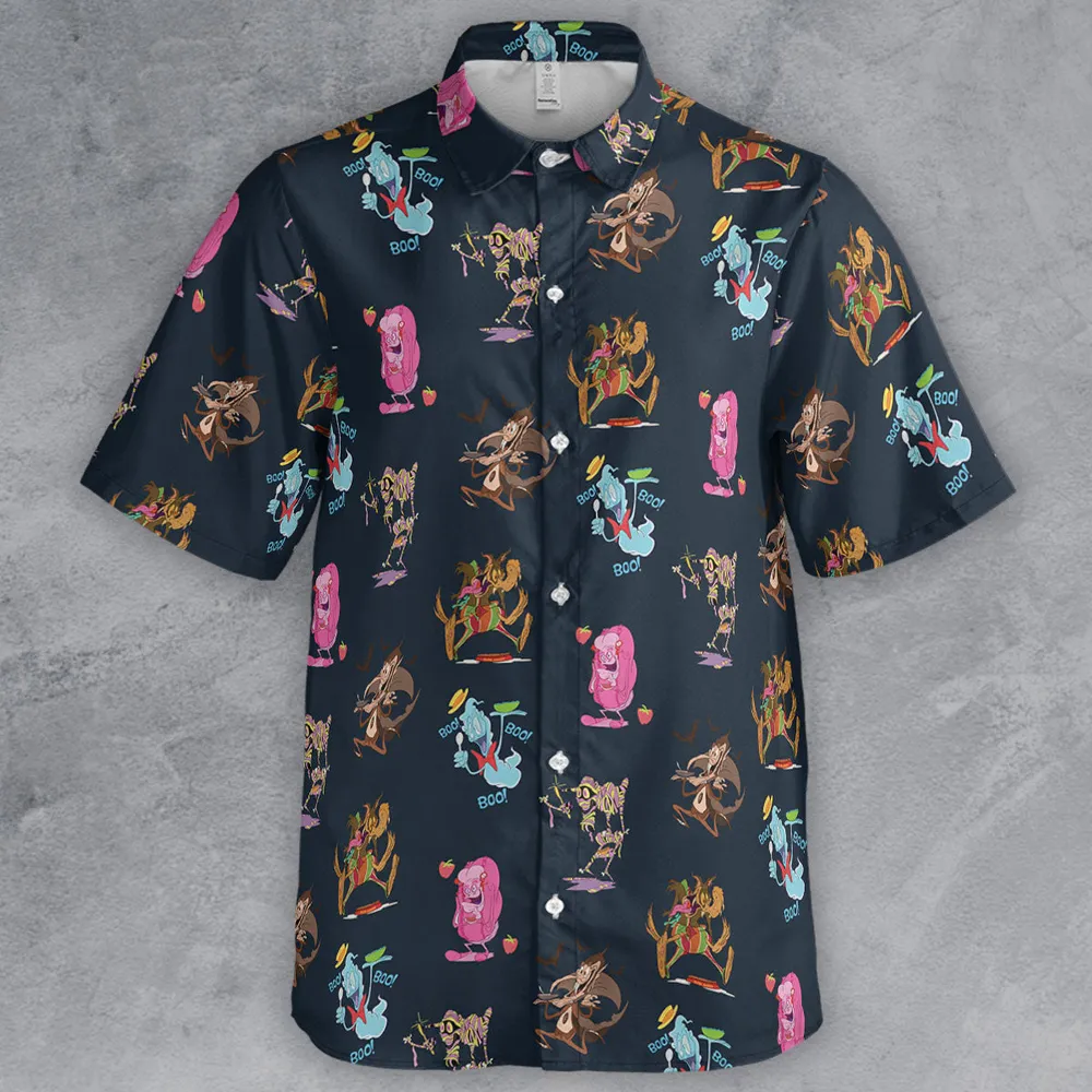 Funny Cereal Monsters Universal Monsters Button Down Shirt - 2