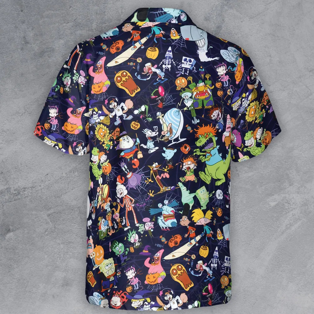 Nickelodeon Halloween Party Button Down Shirt - 3