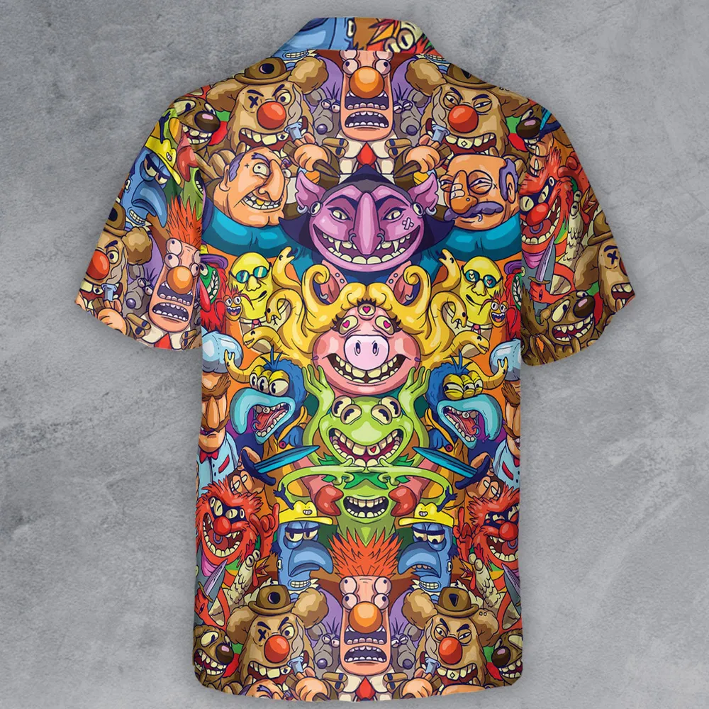 Monster Muppets The Muppets Characters Button Down Shirt - 3
