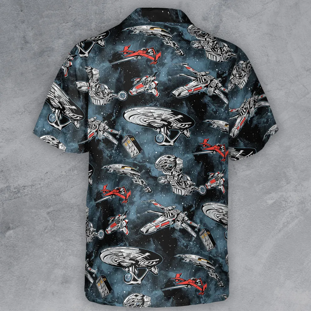 Ultimate Space Fleet Button Down Shirt - 3