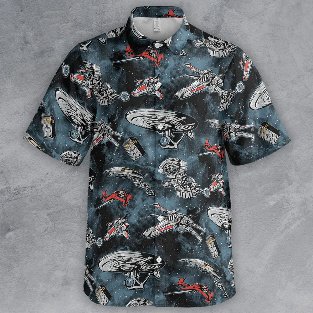 Ultimate Space Fleet Button Down Shirt - 2