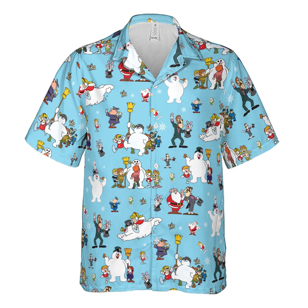 Cast Frosty The Snowman Hawaiian Shirt - 2