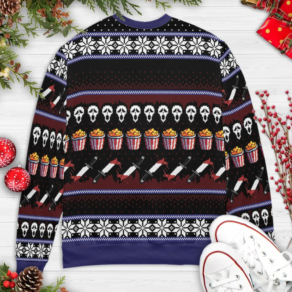 Holiday Scream Ugly Christmas Sweatshirt - 4