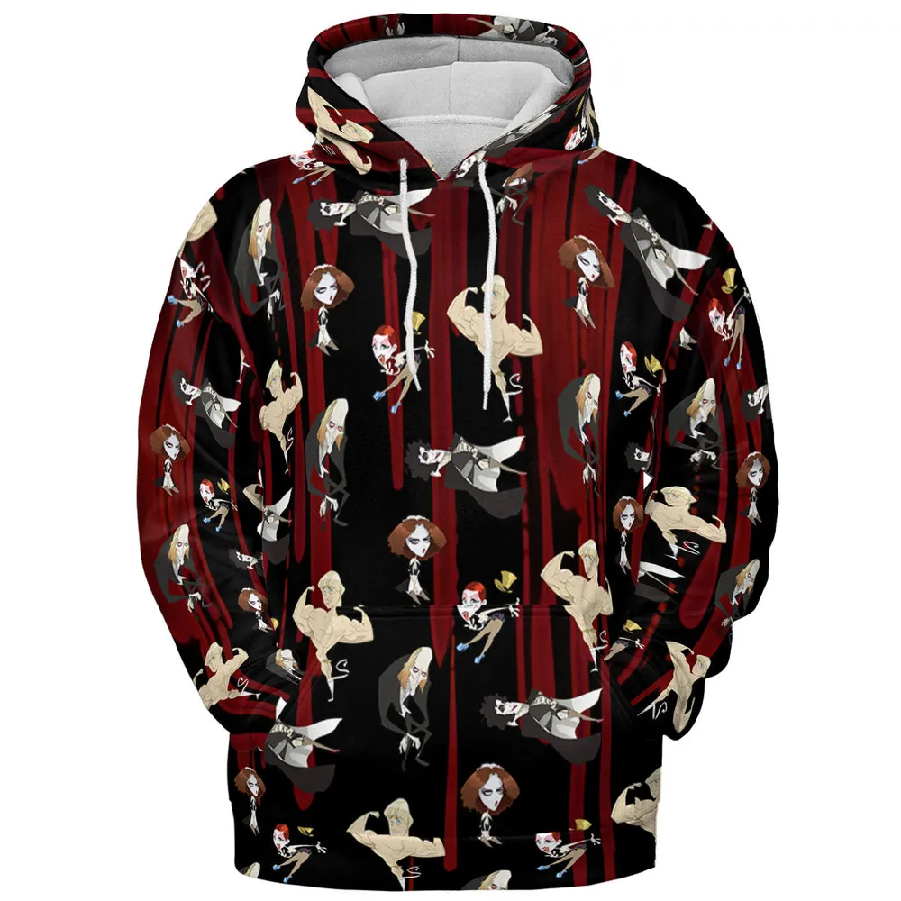 The Rocky Horror Picture Show Characters All-over Print Hoodie - 3