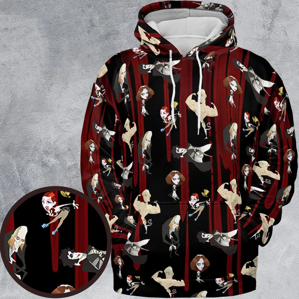 The Rocky Horror Picture Show Characters All-over Print Hoodie - 2