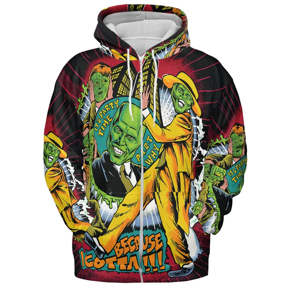 Party Time The Mask All-over Print Hoodie - 4