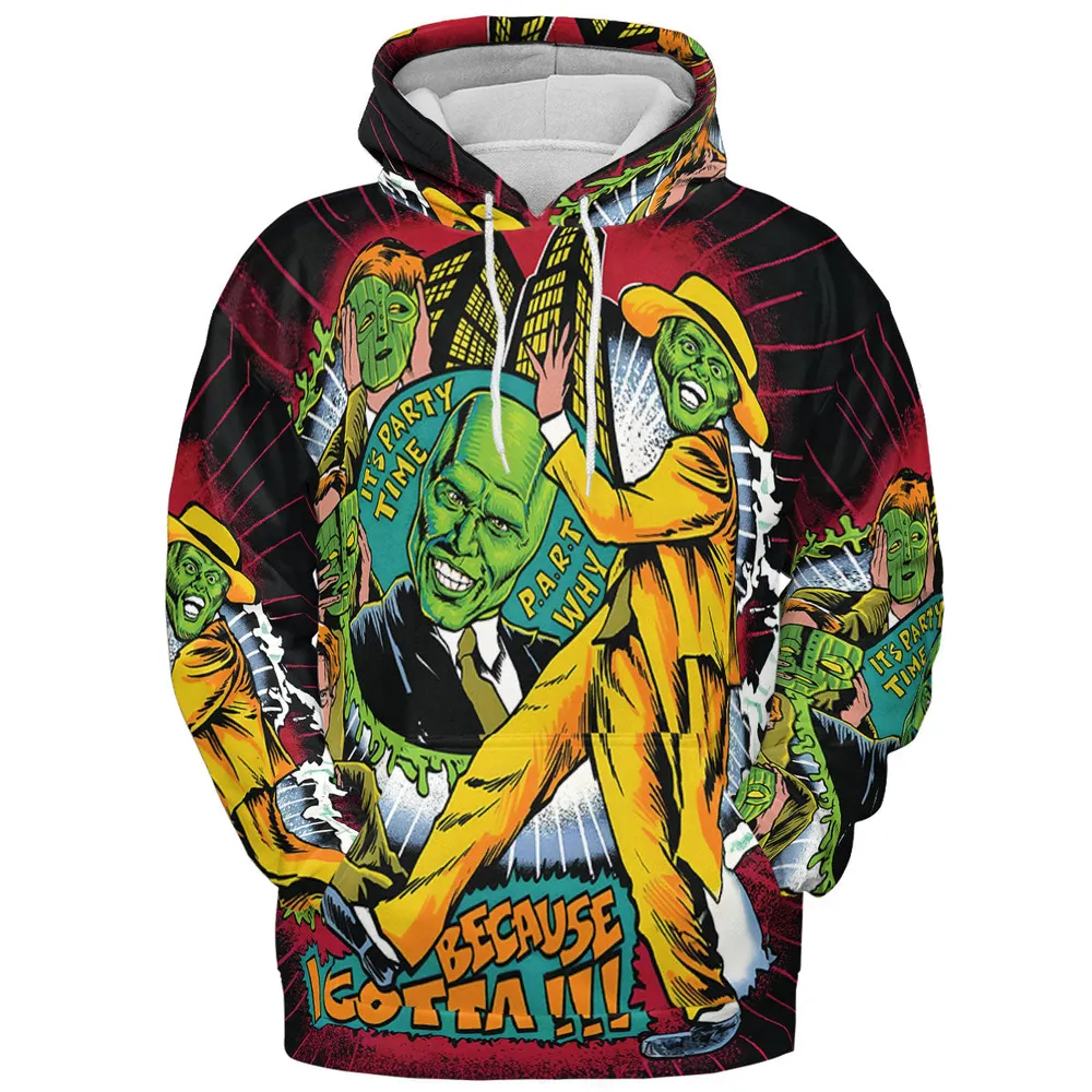 Party Time The Mask All-over Print Hoodie - 3