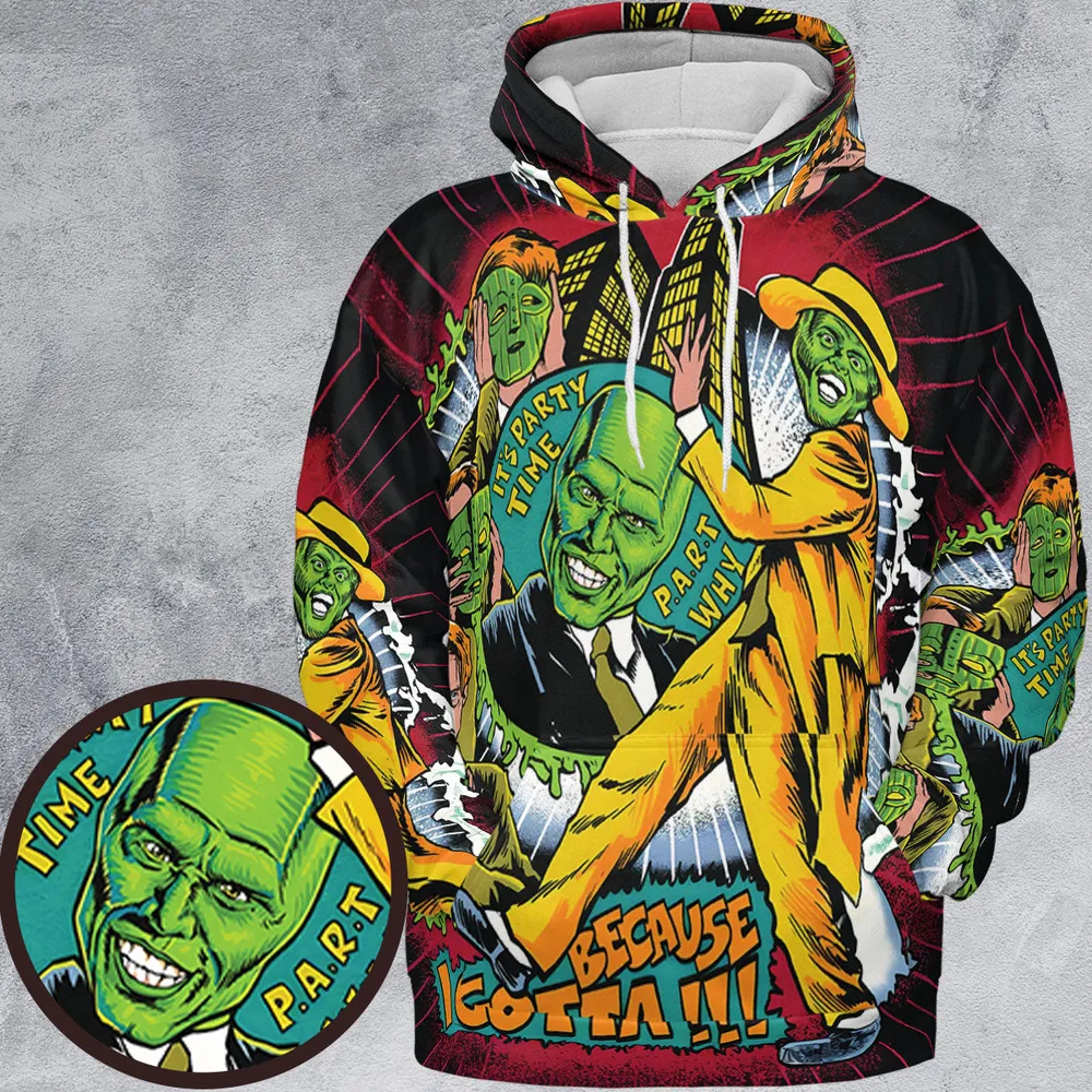Party Time The Mask All-over Print Hoodie - 2