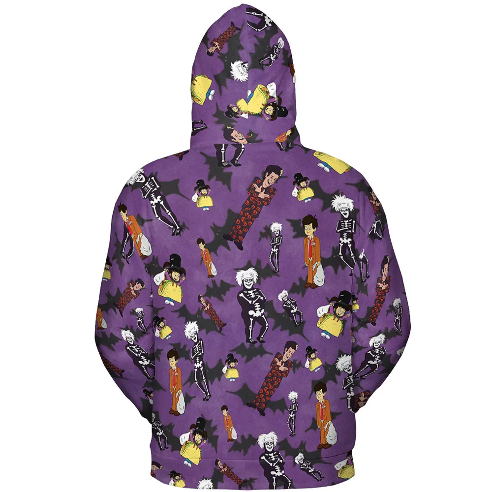 SNL David S. Pumpkins Animated Special All-over Print Hoodie - 5