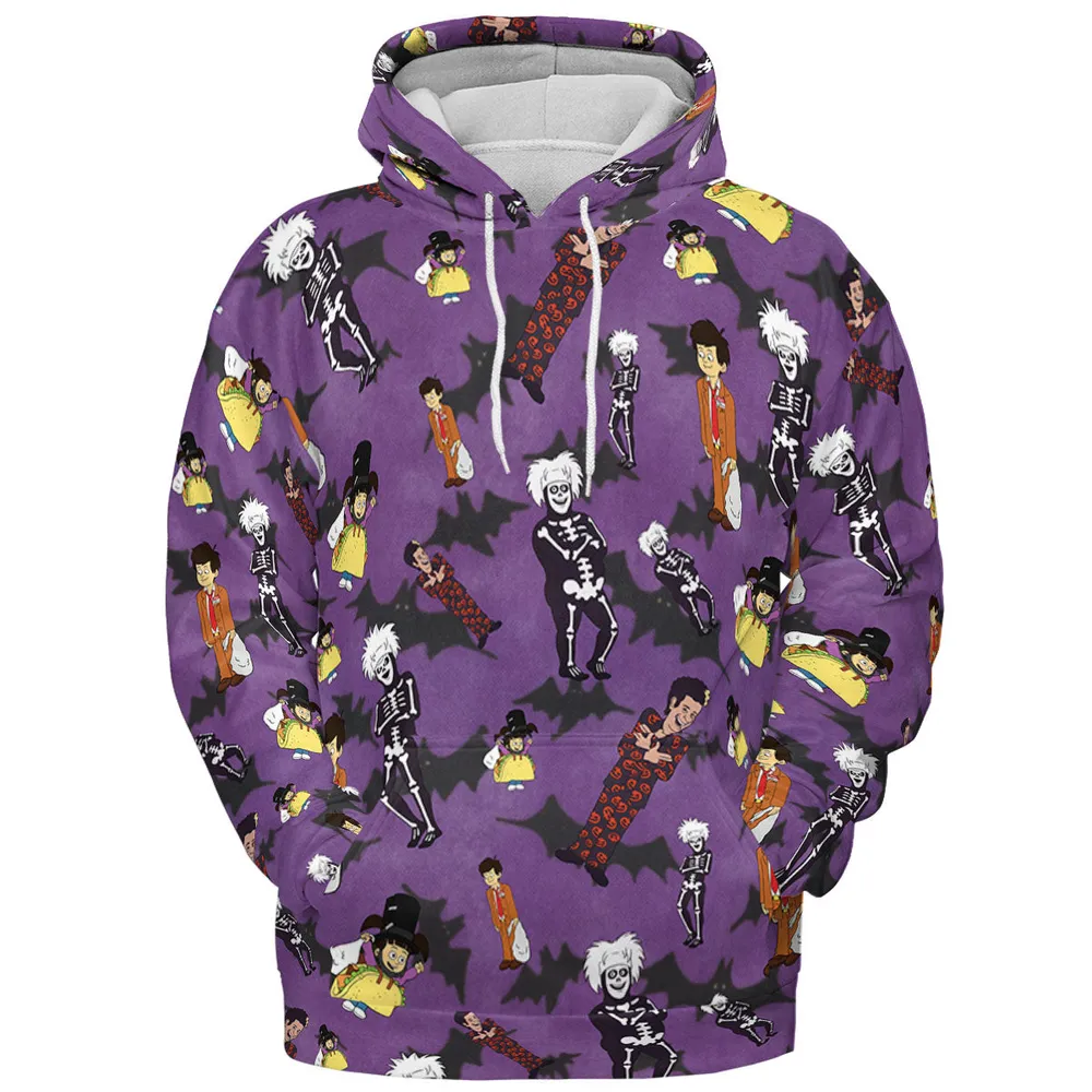 SNL David S. Pumpkins Animated Special All-over Print Hoodie - 3