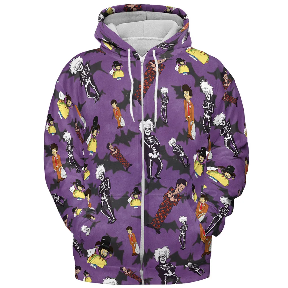 SNL David S. Pumpkins Animated Special All-over Print Hoodie - 4