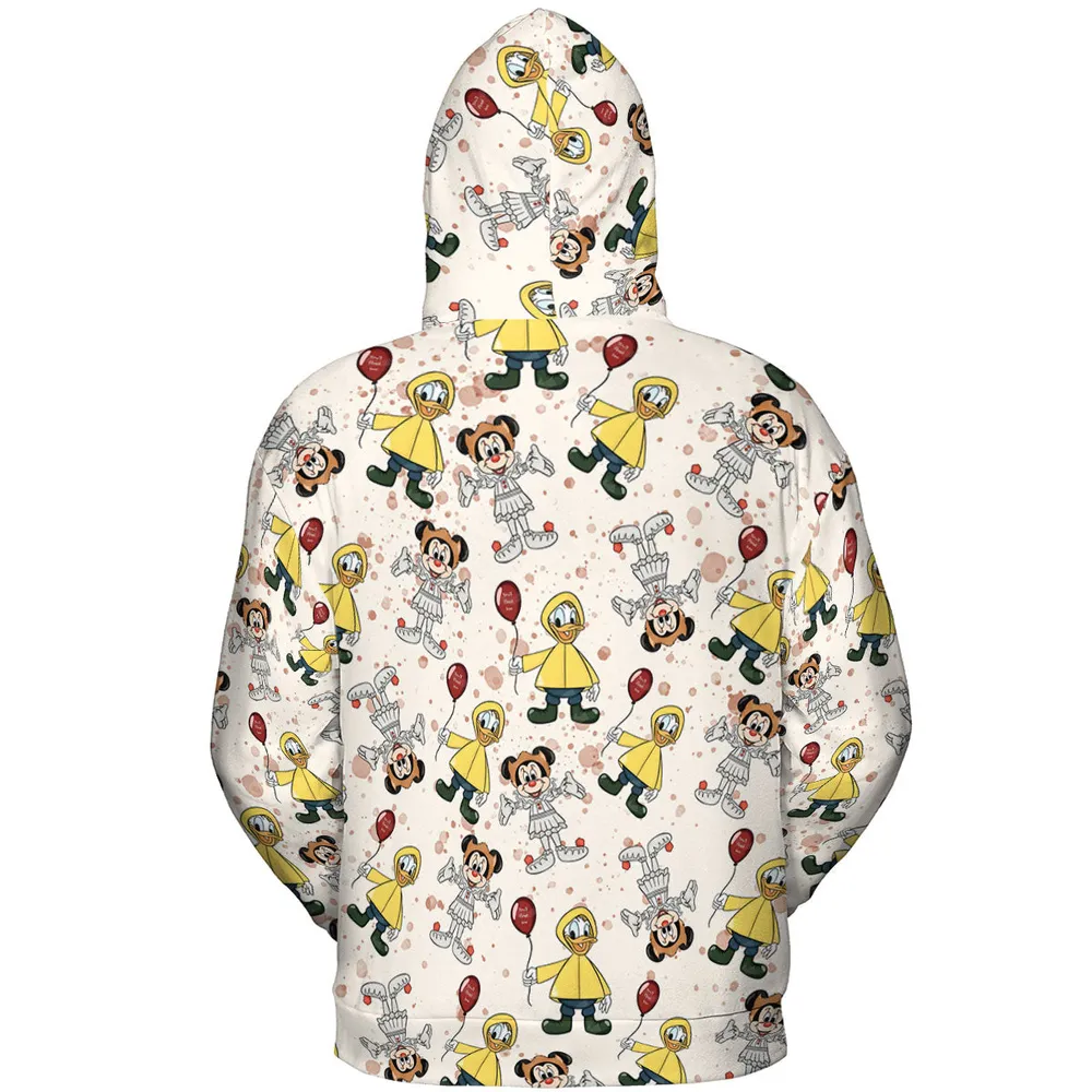 Mouse Clown All-over Print Hoodie - 5