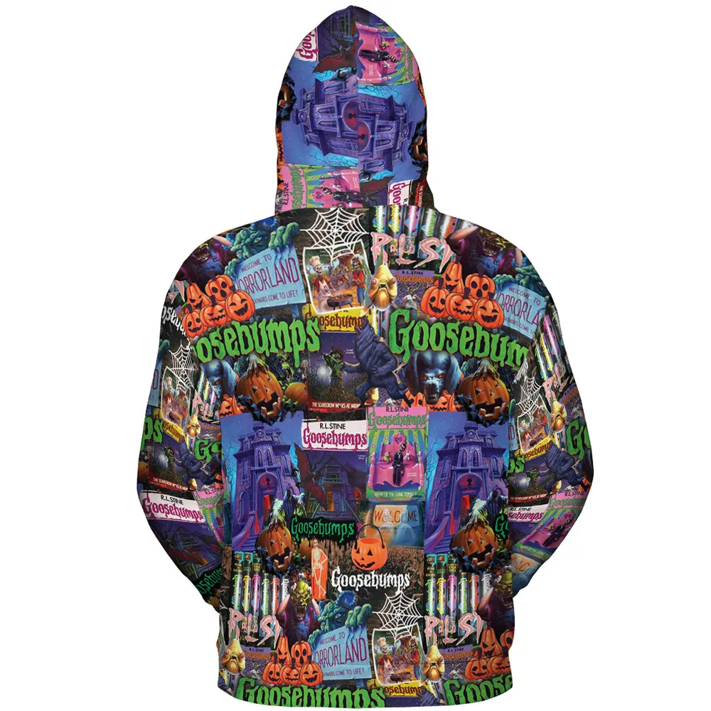 Goosebumps Pattern All-over Print Hoodie - 5