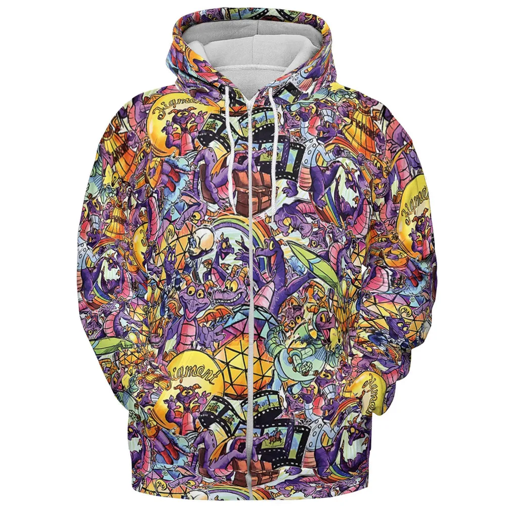 The Cute Dragon Figment All-over Print Hoodie - 4