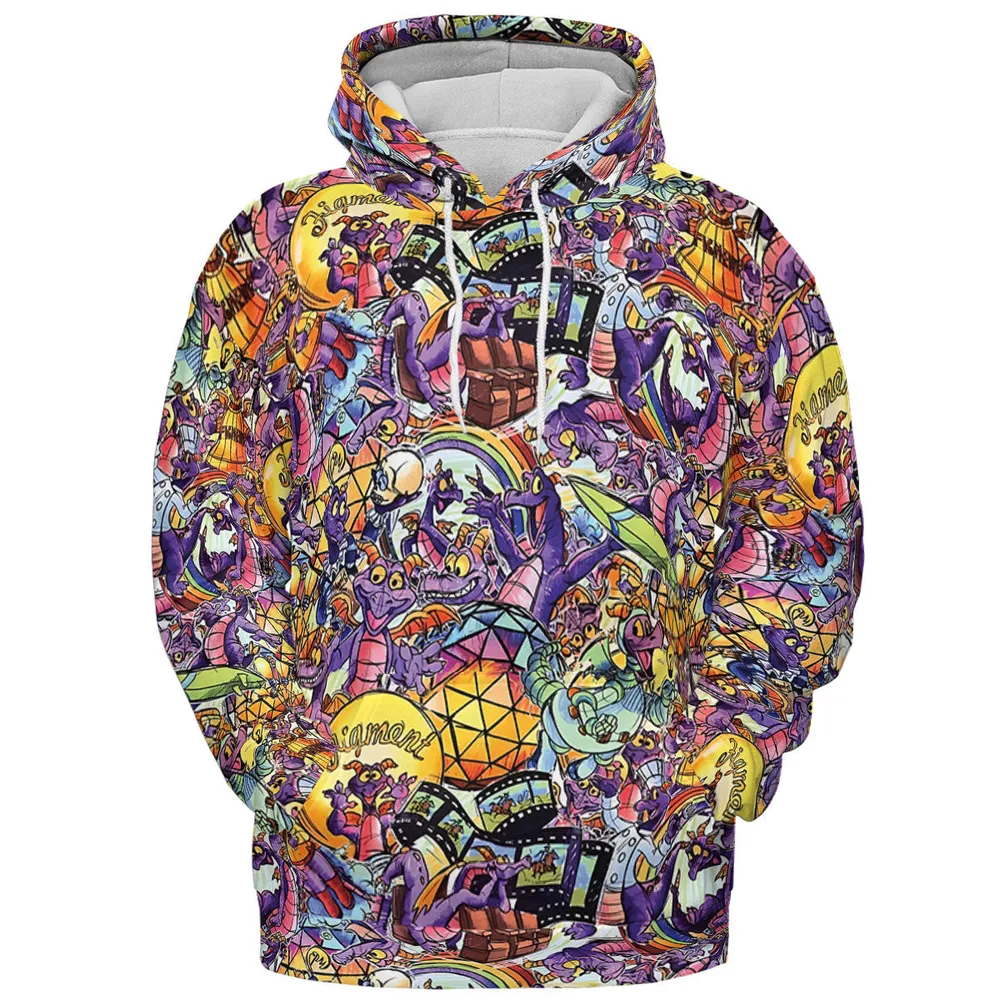 The Cute Dragon Figment All-over Print Hoodie - 3