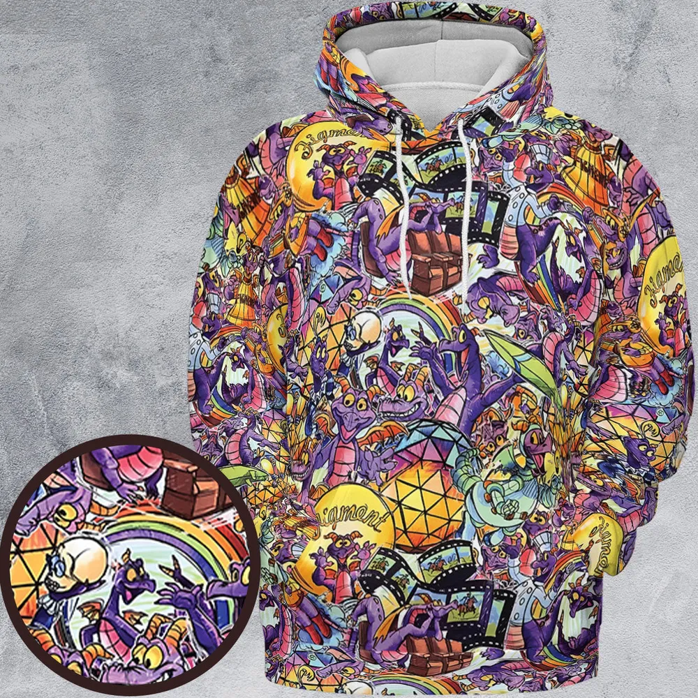 The Cute Dragon Figment All-over Print Hoodie - 2