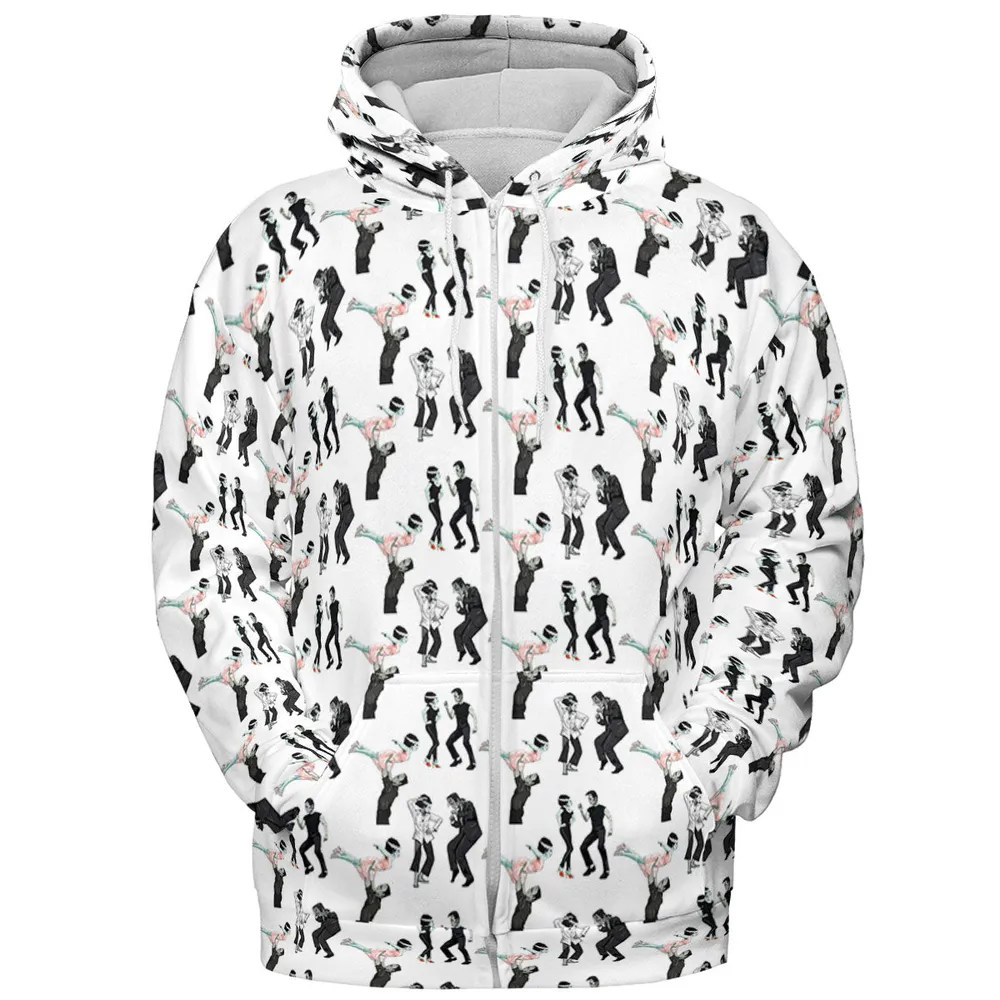 Frankenstein And Bride Dance Movies Dance Scene Mashup All-over Print Hoodie - 4