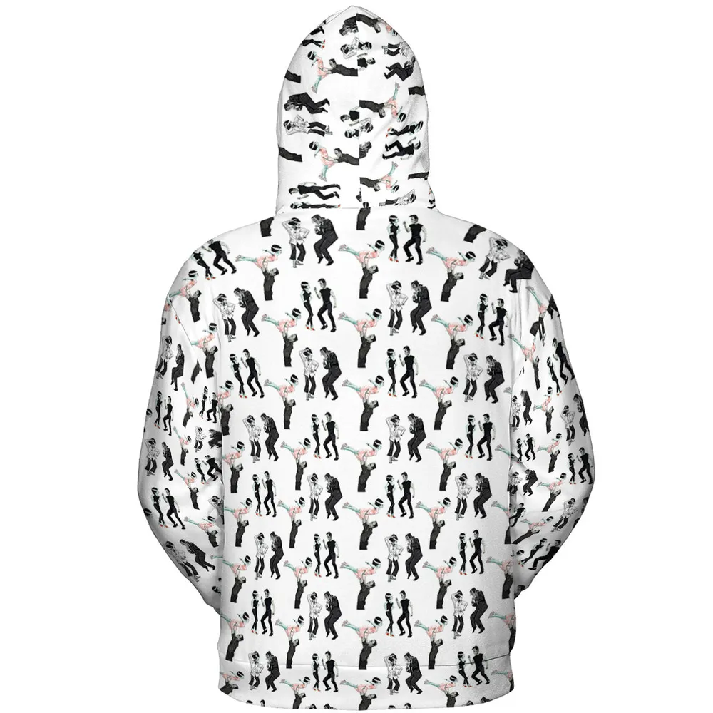 Frankenstein And Bride Dance Movies Dance Scene Mashup All-over Print Hoodie - 5