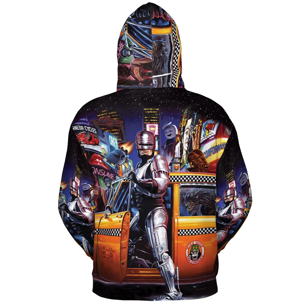 Movies Mashup All-over Print Hoodie - 5