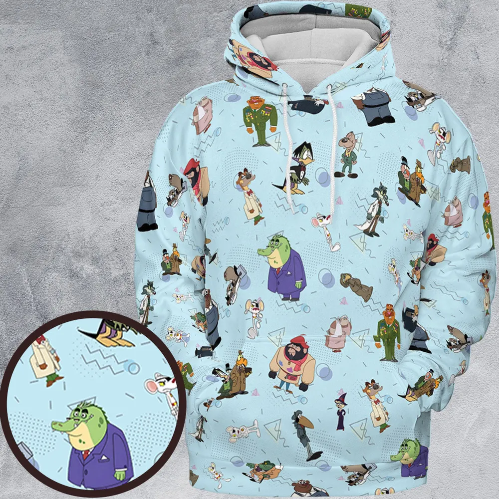 Danger Mouse Duckula Return All-over Print Hoodie - 2