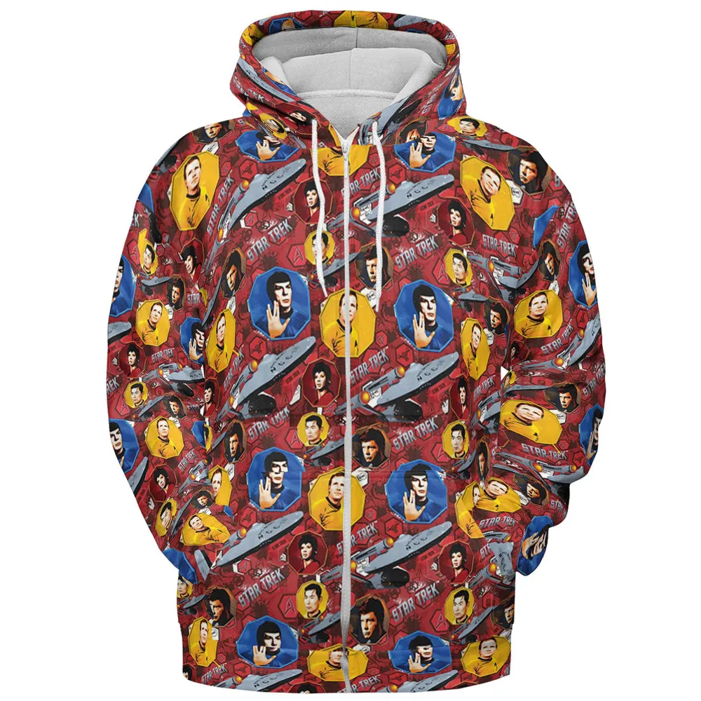 Boldly Star Trek All-over Print Hoodie - 4