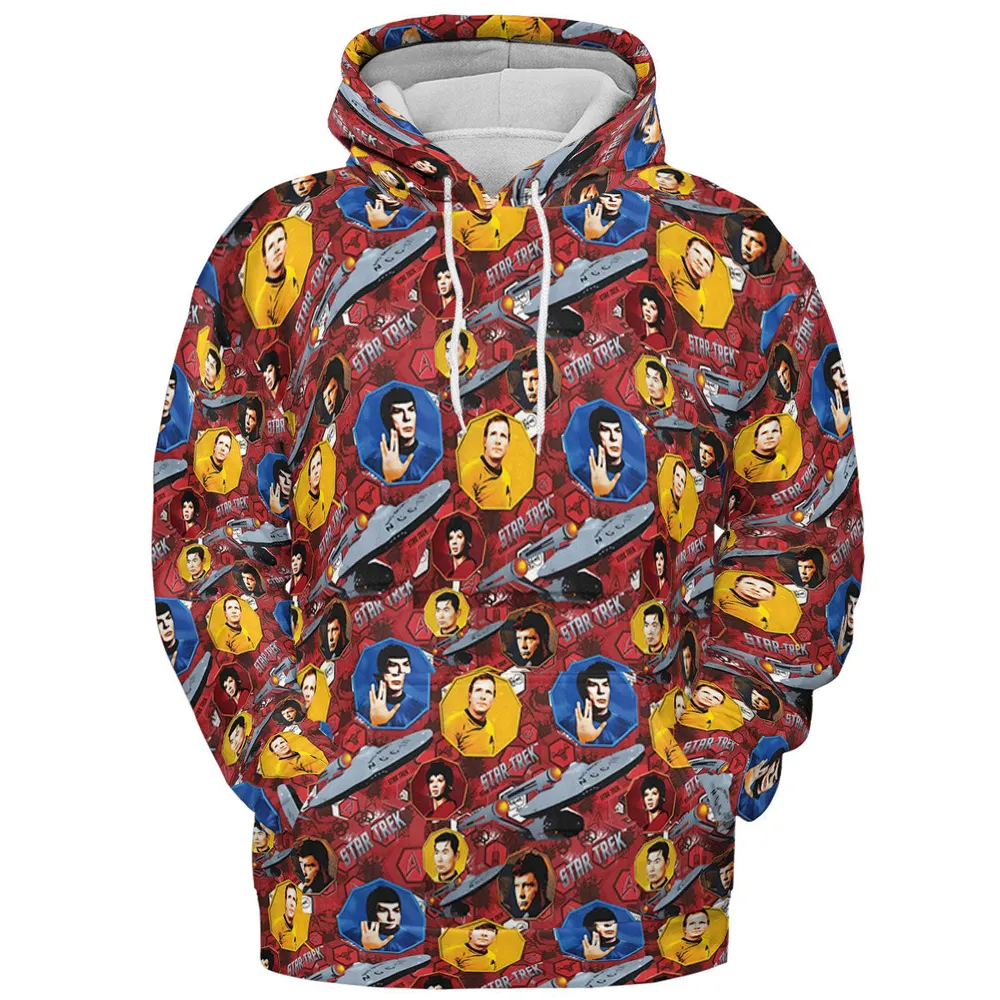 Boldly Star Trek All-over Print Hoodie - 3