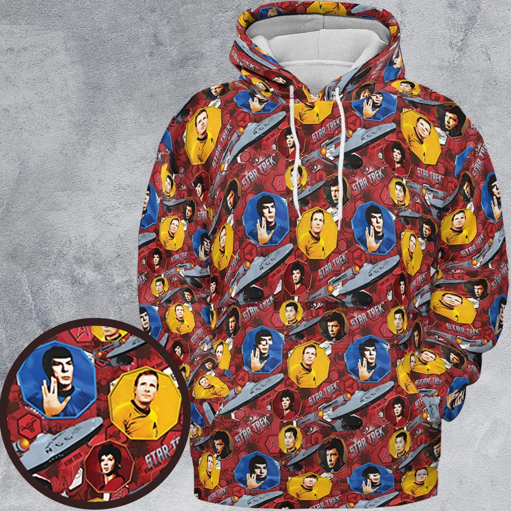 Boldly Star Trek All-over Print Hoodie - 2