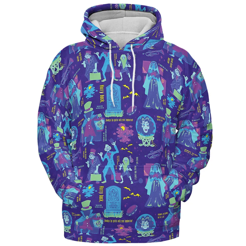 Happy Haunts Journal Haunted Mansion All-over Print Hoodie - 3