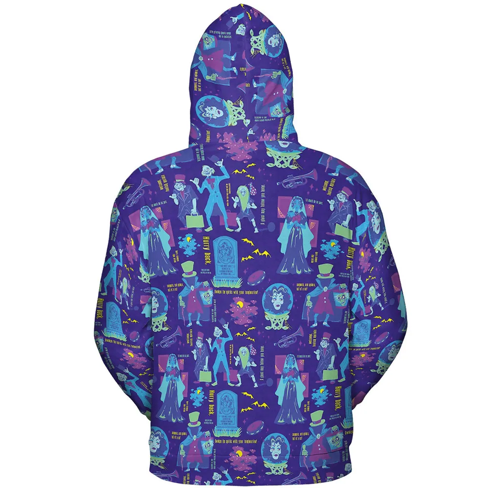 Happy Haunts Journal Haunted Mansion All-over Print Hoodie - 5