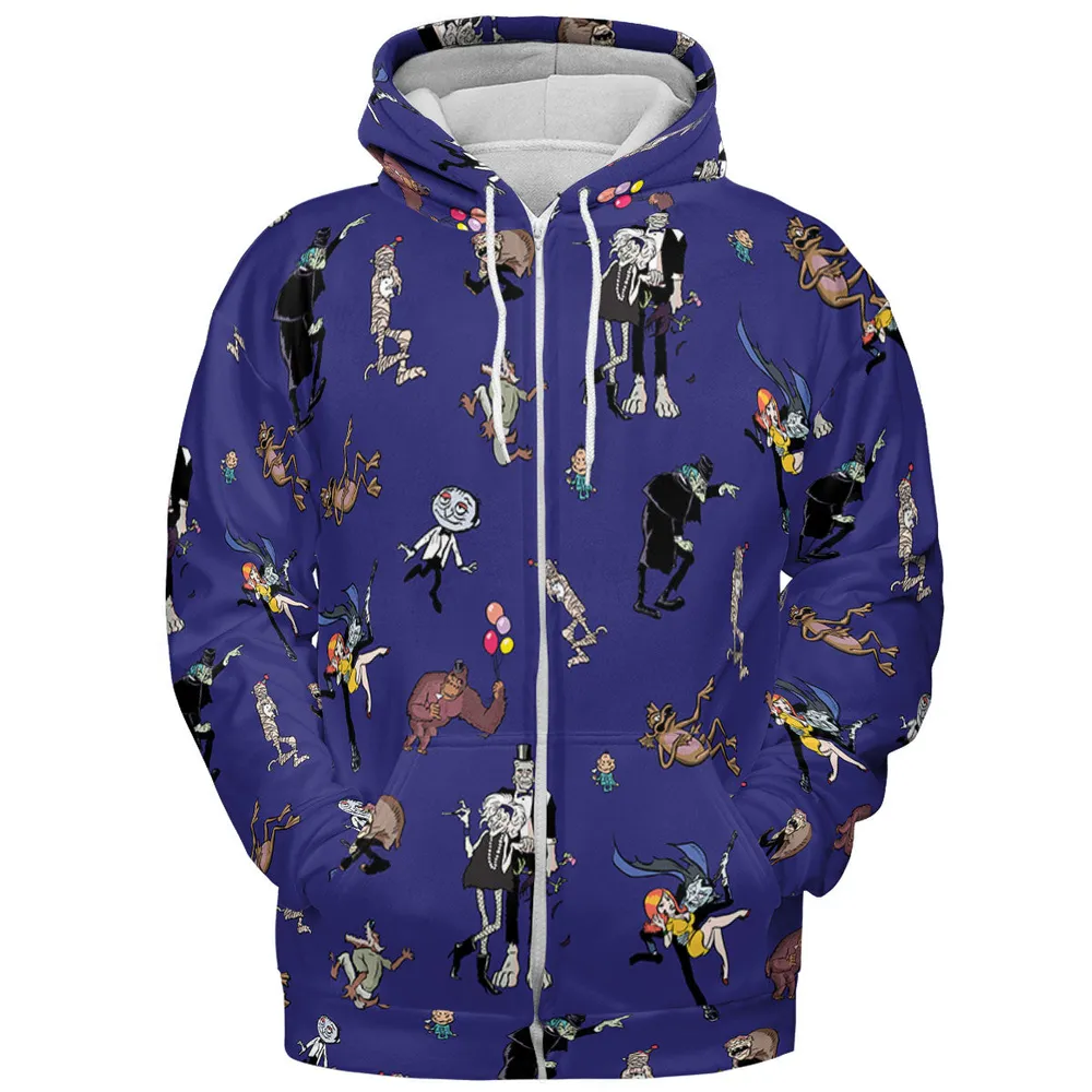 It's a Mad Mad Mad Monster Party All-over Print Hoodie - 4