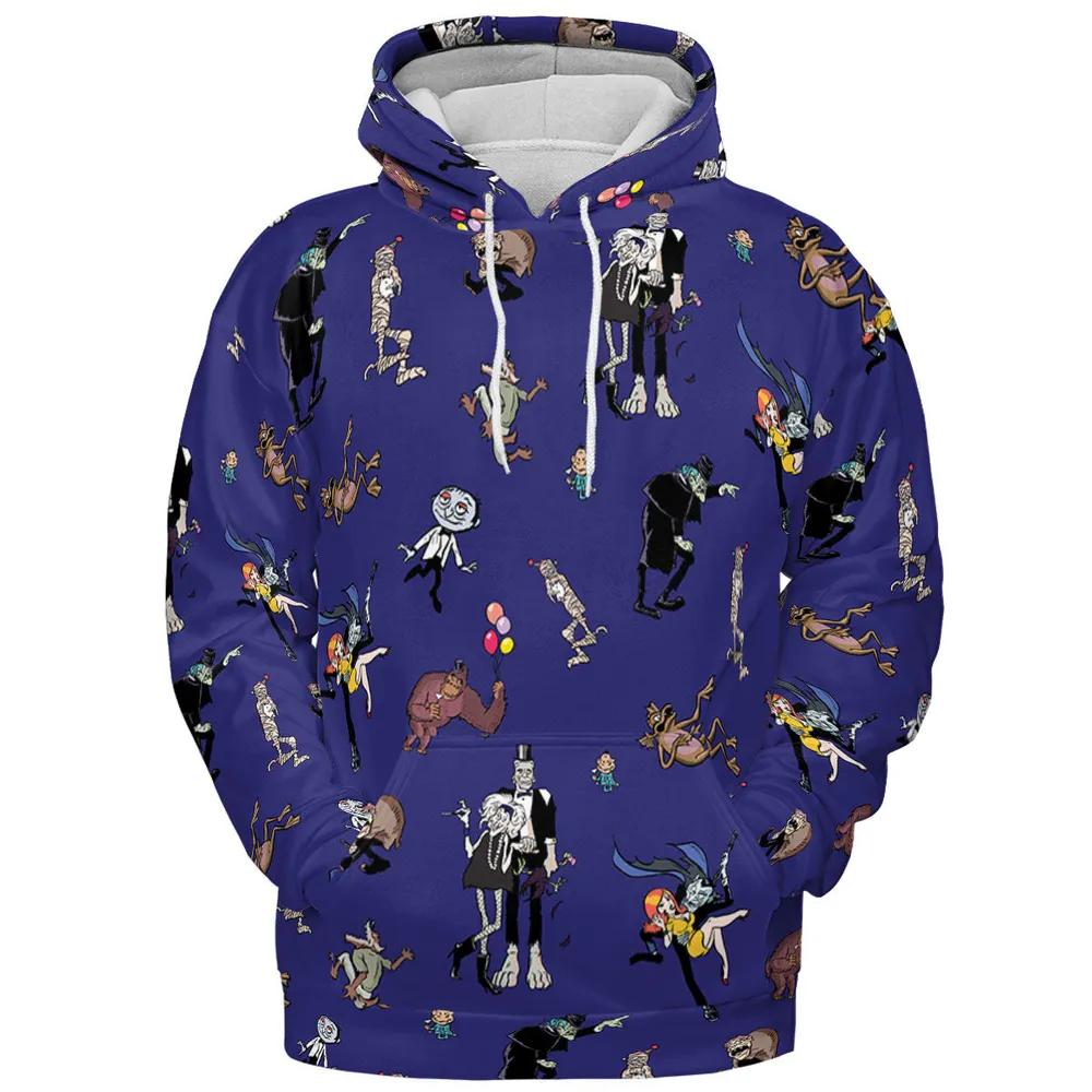 It's a Mad Mad Mad Monster Party All-over Print Hoodie - 3