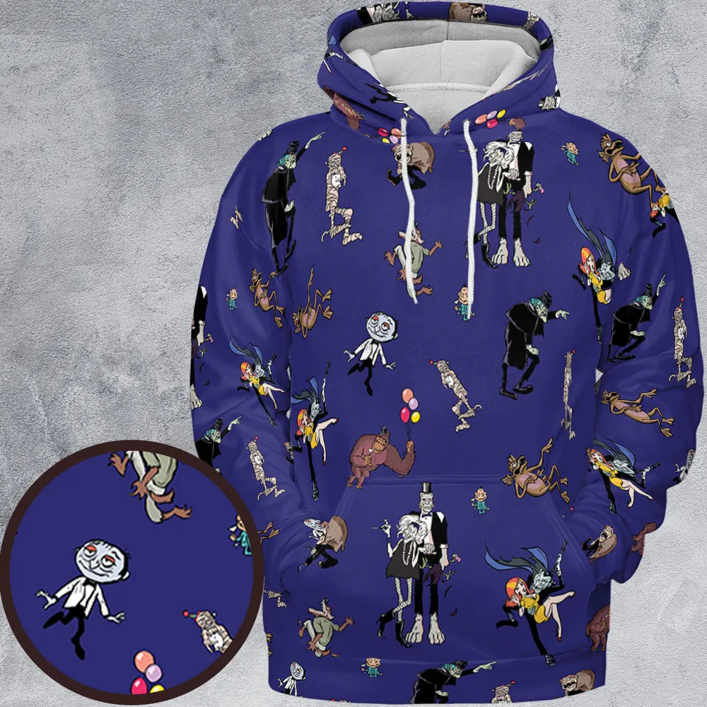 It's a Mad Mad Mad Monster Party All-over Print Hoodie - 2