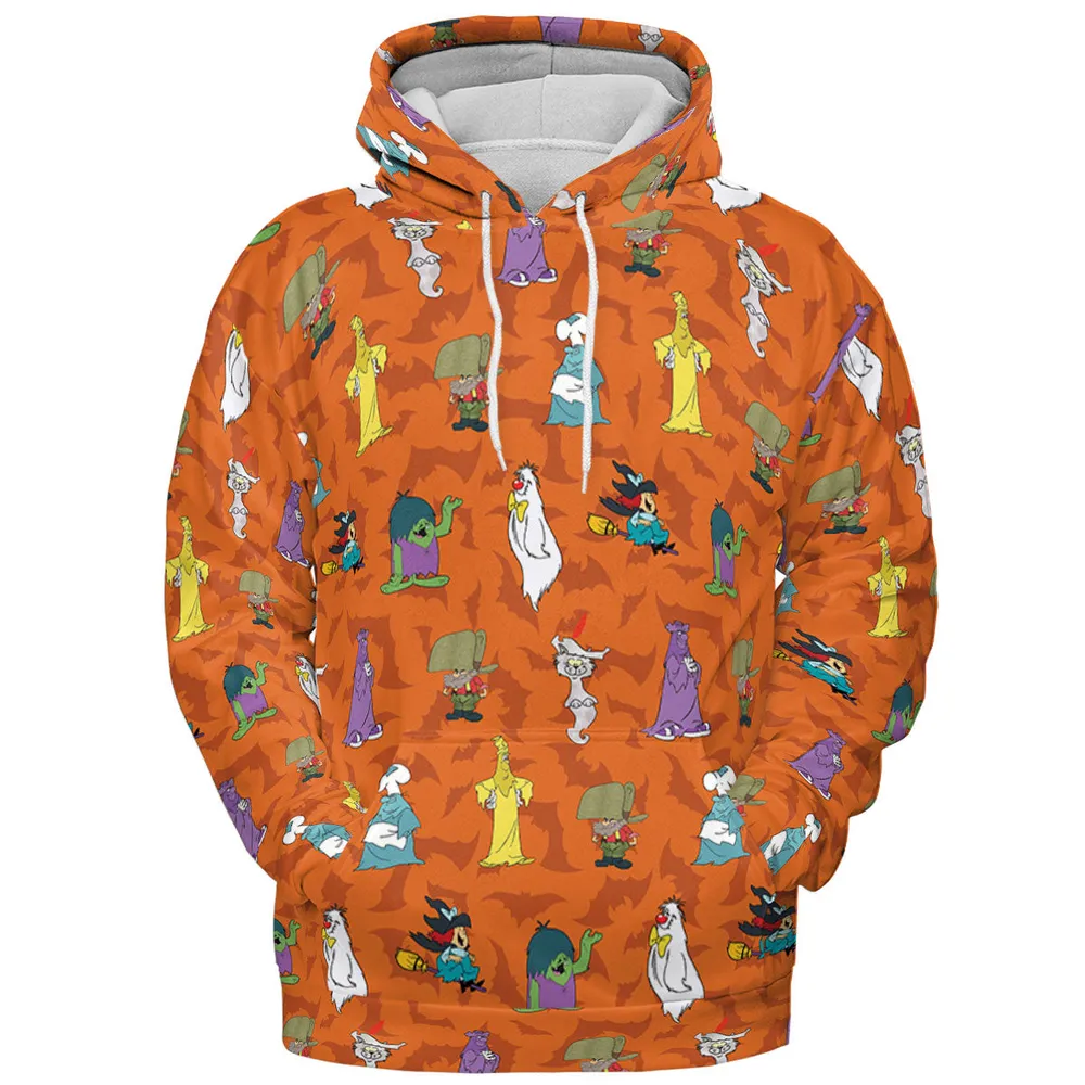 Happy Halloween From Hanna Barbera All-over Print Hoodie - 3