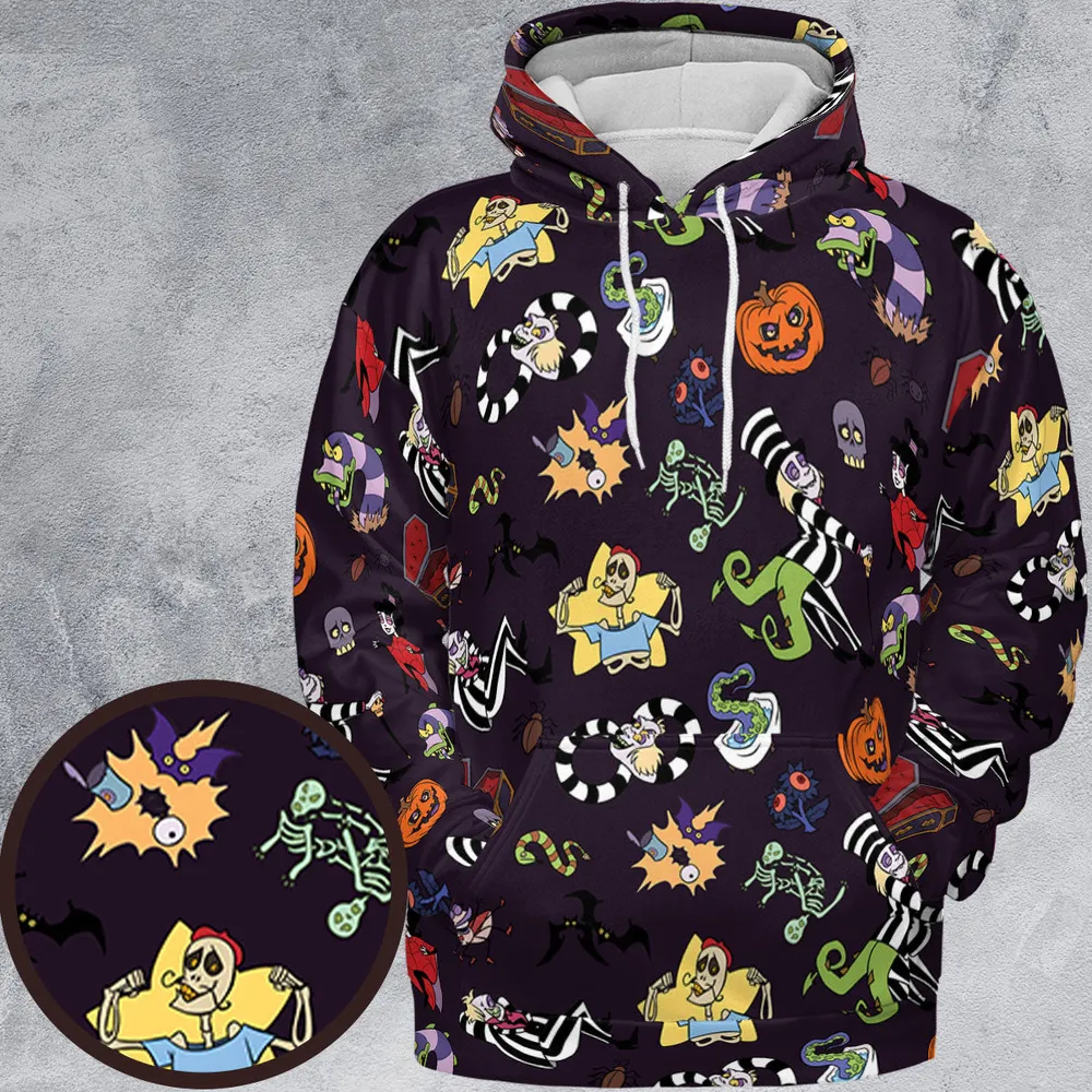 The Old Day Beetlejuice All-over Print Hoodie - 2