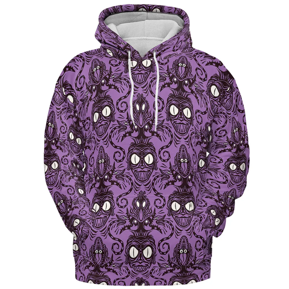 Beetlejuice Haunted Mansion Themed All-over Print Hoodie - 3
